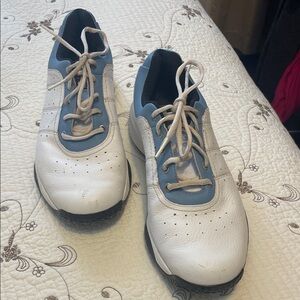 ADIDAS golf White and Blue shoes
